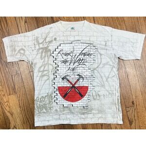 Roger‎ Waters The Wall 2012 Tour Concert T-Shirt Pink Floyd Men's Sz Medium